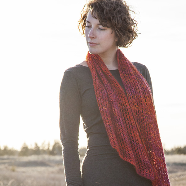 The classic silk kid boucle shawl that started it all.