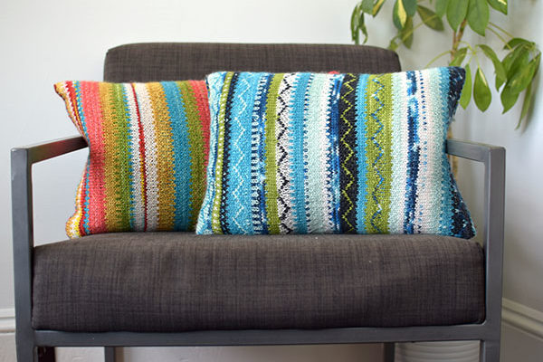 Alpaca Merino Fair Isle Bundles + Pillow Pattern